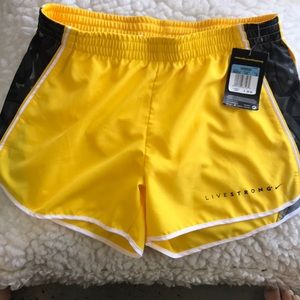 Nike livestrong running shorts